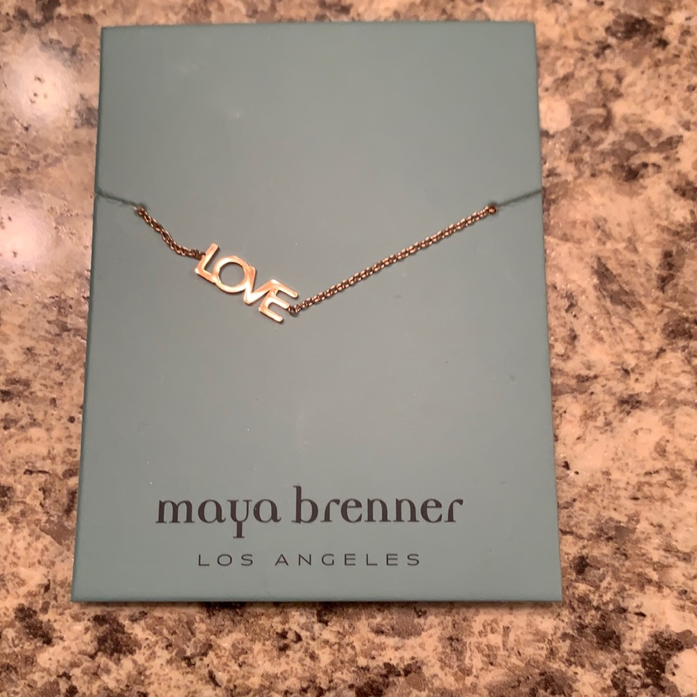 Maya brenner “love” bracelet. Rose Gold